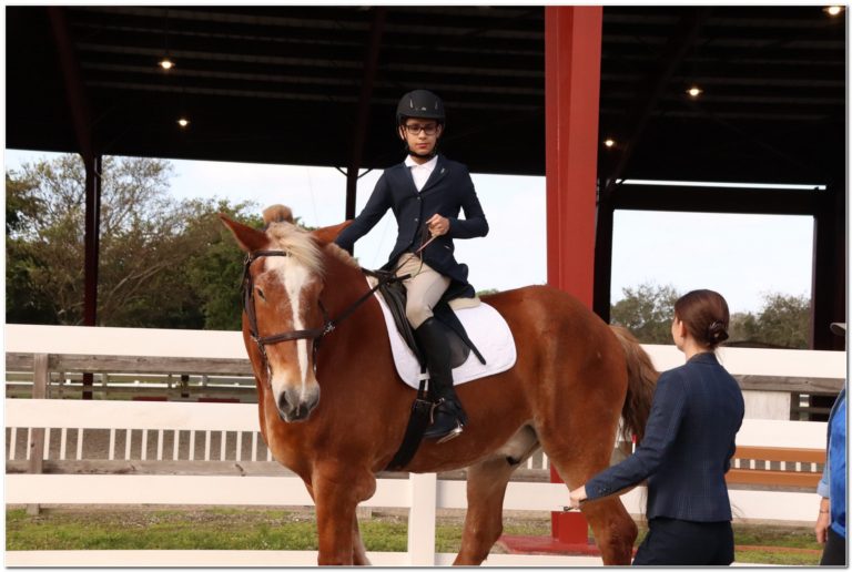 Hippotherapy student champions